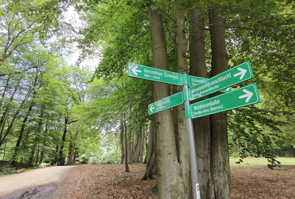 Mit diesem Beitrag findest du dich im Kromlauer Park zurecht