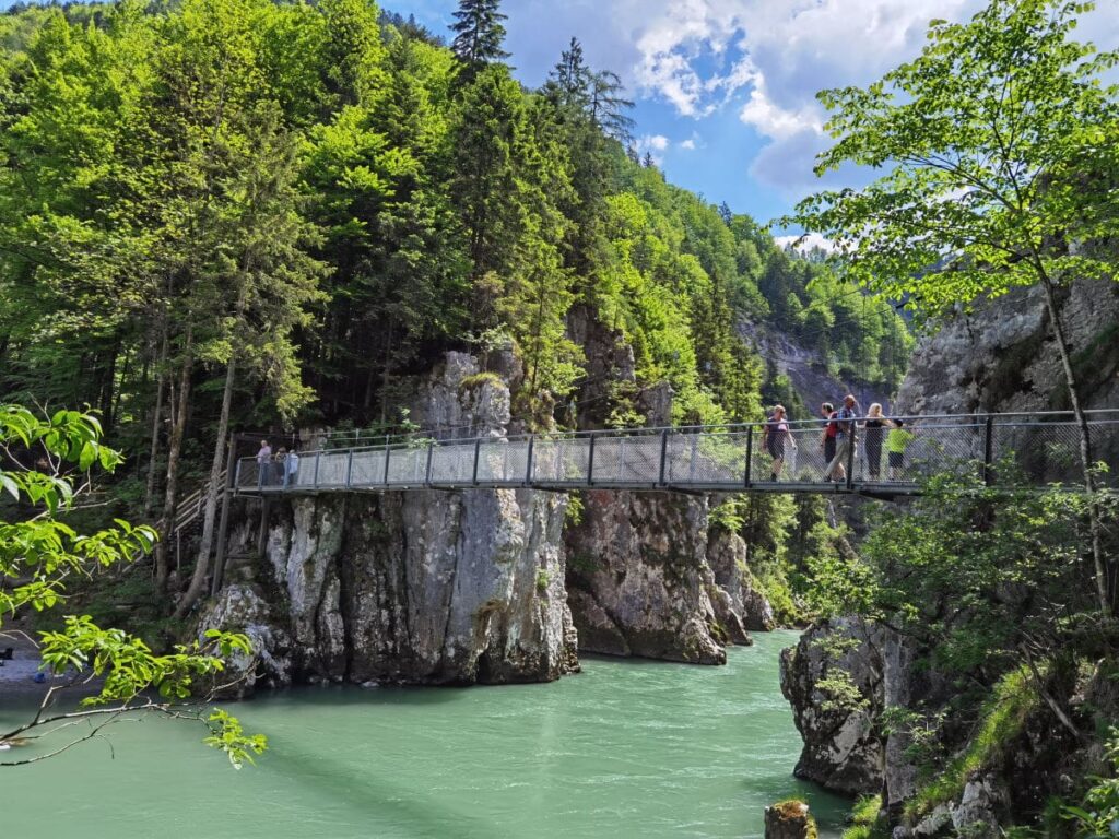 2 berühmte Brücken machen den Schmuggler Kössen sehr attraktiv zum Wandern