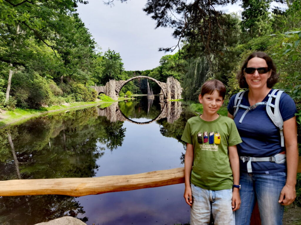 Duivelsbrug Duitsland: Rakotzbrücke in het Park Kromlau