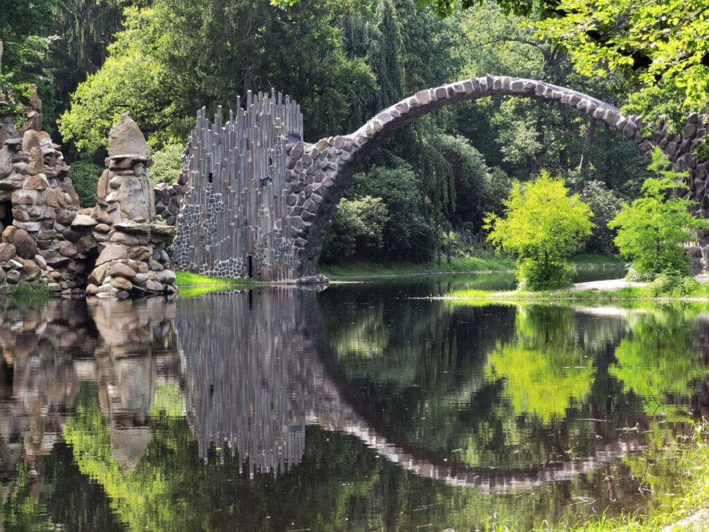 Magical Rakotz Bridge - known as the Devil´s Bridge Germany